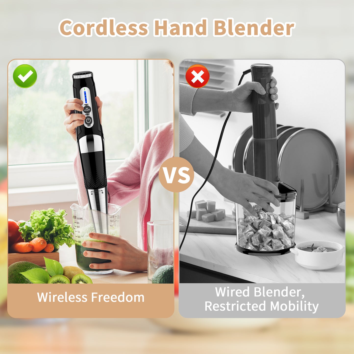 battery operated hand blender