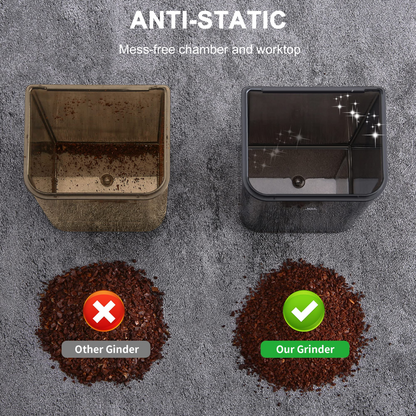 anti static coffee bean grinder